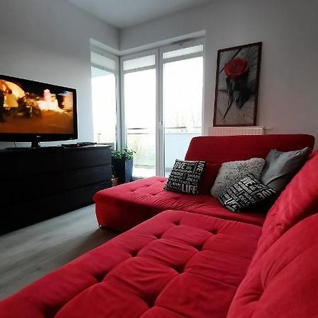 Apartament Widok Z Tarasami Ostróda Exteriör bild