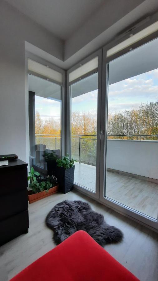Apartament Widok Z Tarasami Ostróda Exteriör bild