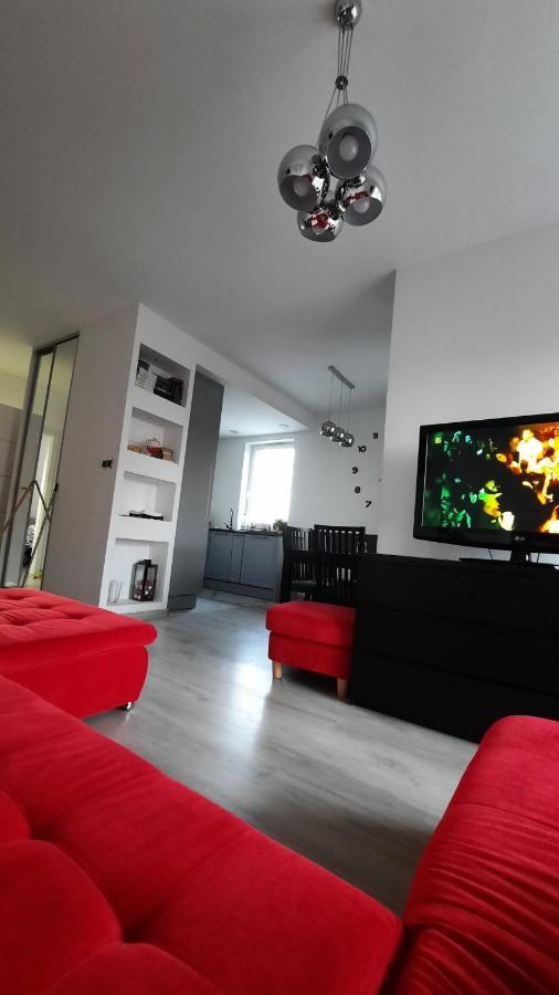 Apartament Widok Z Tarasami Ostróda Exteriör bild
