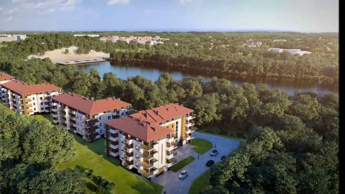 Apartament Widok Z Tarasami Ostróda Exteriör bild