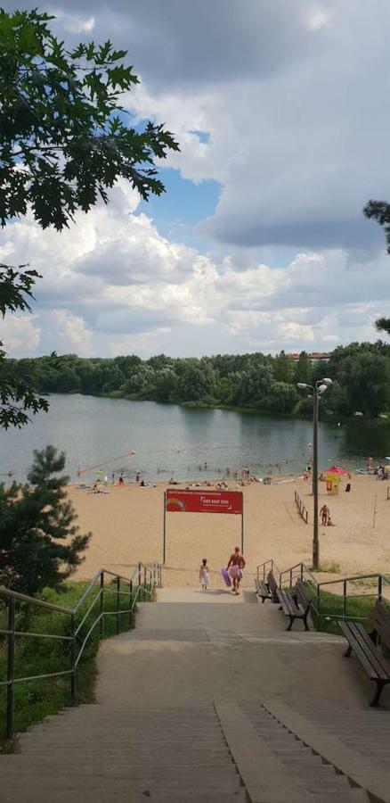 Apartament Widok Z Tarasami Ostróda Exteriör bild