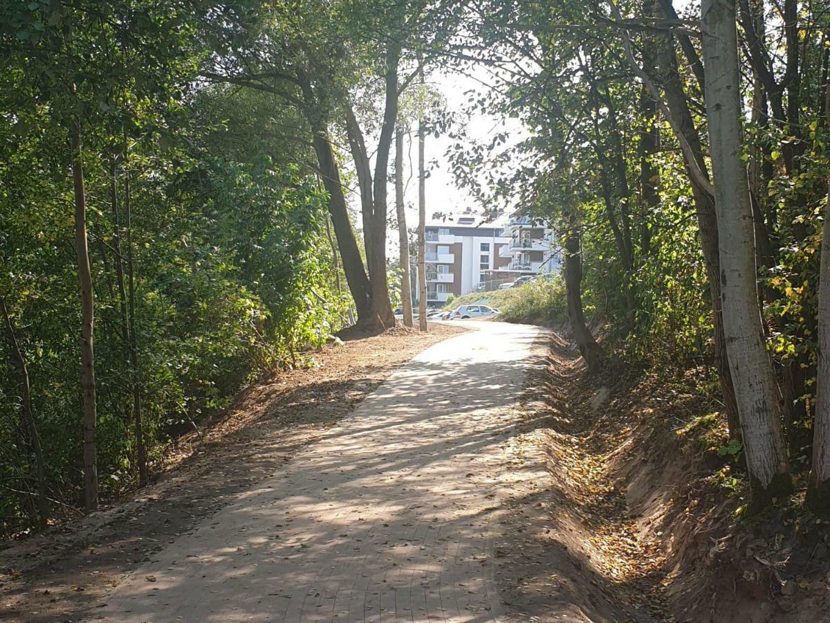 Apartament Widok Z Tarasami Ostróda Exteriör bild